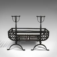 Antique Fire Basket, Pair of Andirons, English, Iron, Fireside, Victorian, 1900 (5 of 12) Antique Fire Basket, Pair of Andirons, English, Iron, Fireside, Victorian, 1900 (5 of 12)