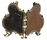 French Gilt Bronze Rococo Style Table Mirror (6 of 6) French Gilt Bronze Rococo Style Table Mirror (6 of 6)