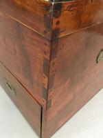 19th Century Mahogany Campaign Trunk (10 of 14) 19th Century Mahogany Campaign Trunk (10 of 14)