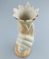 A Continental Porcelain / Parian Novelty Hand Painted Hand Vase 3 C.19thc (5 of 6) A Continental Porcelain / Parian Novelty Hand Painted Hand Vase 3 C.19thc (5 of 6)