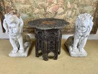 19th Century Indian Carved Occasional Table (2 of 7) 19th Century Indian Carved Occasional Table (2 of 7)