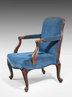 Late 19th Century Mahogany Framed Gainsborough Armchair (2 of 6) Late 19th Century Mahogany Framed Gainsborough Armchair (2 of 6)