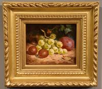 Oil Painting Pair by William Hughes "White Grapes" & "Black Grapes" (2 of 5) Oil Painting Pair by William Hughes "White Grapes" & "Black Grapes" (2 of 5)