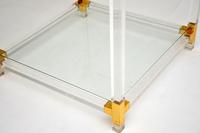 1970’s Vintage Glass & Acrylic Coffee / Side Table (6 of 6) 1970’s Vintage Glass & Acrylic Coffee / Side Table (6 of 6)
