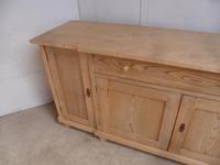 Great 2 Metre Antique Pine 4 Door Dresser Base / TV Stand to wax / paint (2 of 9) Great 2 Metre Antique Pine 4 Door Dresser Base / TV Stand to wax / paint (2 of 9)