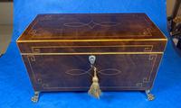 Regency Mahogany Twin Lidded Tea Caddy (6 of 17) Regency Mahogany Twin Lidded Tea Caddy (6 of 17)