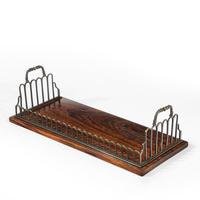 Regency gilt brass & rosewood book tray, attributed to Gillows (3 of 6) Regency gilt brass & rosewood book tray, attributed to Gillows (3 of 6)
