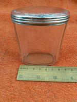 Antique Sterling Silver Lid Cut Glass Trinket Box Vanity Pot London 1886 Moritz Wolfsky (6 of 9) Antique Sterling Silver Lid Cut Glass Trinket Box Vanity Pot London 1886 Moritz Wolfsky (6 of 9)