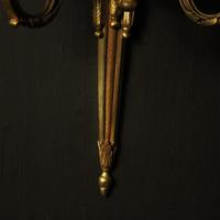French Pair Of Gilded Triple Arm Antique Wall Lights (5 of 9) French Pair Of Gilded Triple Arm Antique Wall Lights (5 of 9)