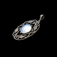 Vintage Moonstone Sterling Silver Drop Pendant Arts & Crafts (3 of 10) Vintage Moonstone Sterling Silver Drop Pendant Arts & Crafts (3 of 10)