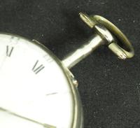 Antique Silver Pair Case Pocket Watch Fusee Verge Escapement Key Wind Enamel Dial W J Wolverhampton (10 of 11) Antique Silver Pair Case Pocket Watch Fusee Verge Escapement Key Wind Enamel Dial W J Wolverhampton (10 of 11)