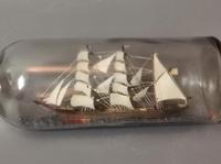 Antique Ship in a Bottle, Nautical (8 of 12) Antique Ship in a Bottle, Nautical (8 of 12)
