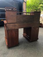 Antique Anglo Indian Teak Pedestal Writing Desk (12 of 13) Antique Anglo Indian Teak Pedestal Writing Desk (12 of 13)