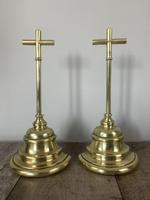 Pair of William Tonks Brass Cross Doorstop (2 of 8) Pair of William Tonks Brass Cross Doorstop (2 of 8)