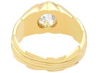 0.75ct Diamond & 18ct Yellow Gold Gent's Solitaire Ring - Antique French c.1910 (5 of 9) 0.75ct Diamond & 18ct Yellow Gold Gent's Solitaire Ring - Antique French c.1910 (5 of 9)