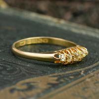 The Antique 1921 Old Cut Five Diamond Ring (2 of 8) The Antique 1921 Old Cut Five Diamond Ring (2 of 8)