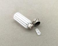 Gorgeous Silver Mounted Candy Stripe Scent Bottle (3 of 5) Gorgeous Silver Mounted Candy Stripe Scent Bottle (3 of 5)