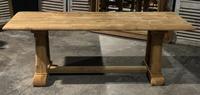 French Bleached Oak Trestle Farmhouse Dining Table (8 of 18) French Bleached Oak Trestle Farmhouse Dining Table (8 of 18)