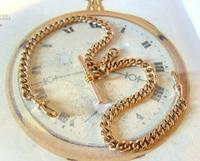 Victorian Pocket Watch Chain 1890s Large 10ct Rose Gold Filled Double Albert & T Bar (4 of 11) Victorian Pocket Watch Chain 1890s Large 10ct Rose Gold Filled Double Albert & T Bar (4 of 11)