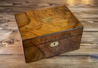 Figured Walnut Table Box c.1880 (9 of 9) Figured Walnut Table Box c.1880 (9 of 9)