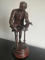 Pair of Bronzed & Patinated Figures after Mathurin Moreau (12 of 21) Pair of Bronzed & Patinated Figures after Mathurin Moreau (12 of 21)
