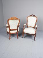Antique Pair of French Rosewood Armchairs (3 of 19) Antique Pair of French Rosewood Armchairs (3 of 19)
