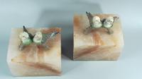 Art deco fox cold painted budgerigars marble book ends (3 of 13) Art deco fox cold painted budgerigars marble book ends (3 of 13)