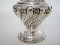 Large Victorian Embossed Silver Sugar Caster with a Detachable Lid (5 of 7) Large Victorian Embossed Silver Sugar Caster with a Detachable Lid (5 of 7)