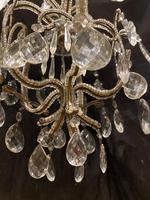 One Light Small Antique Italian Beaded Chandelier (11 of 11) One Light Small Antique Italian Beaded Chandelier (11 of 11)