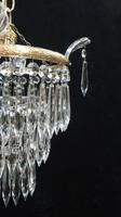 Italian Art Deco Three Tier Crystal Glass Chandelier (3 of 6) Italian Art Deco Three Tier Crystal Glass Chandelier (3 of 6)