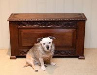 Solid Oak Carved Coffer (3 of 9) Solid Oak Carved Coffer (3 of 9)