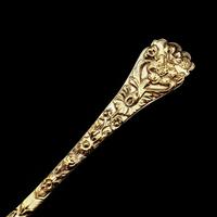 Antique Set of 4 Solid Silver Gilt Spoons with Highly Embossed Design - Henry William Curry 1871 (6 of 14) Antique Set of 4 Solid Silver Gilt Spoons with Highly Embossed Design - Henry William Curry 1871 (6 of 14)