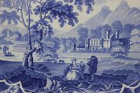 Antique Blue & White Pearlware Parkland Scenery Platter (3 of 12) Antique Blue & White Pearlware Parkland Scenery Platter (3 of 12)