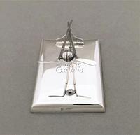 Superb Silver Golfing Interest Desk Clip / Paperweight (3 of 6) Superb Silver Golfing Interest Desk Clip / Paperweight (3 of 6)