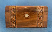Victorian Walnut Jewellery Box with Tunbridge Ware Inlaid Bands (2 of 11) Victorian Walnut Jewellery Box with Tunbridge Ware Inlaid Bands (2 of 11)