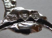 Victorian London 1894 Hallmarked Solid Silver Nurses Belt Buckle (4 of 9) Victorian London 1894 Hallmarked Solid Silver Nurses Belt Buckle (4 of 9)