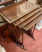 Lovely Edwardian Nest of Quartetto Tables (2 of 6) Lovely Edwardian Nest of Quartetto Tables (2 of 6)