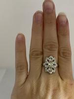 Art Nouveau 18ct White Gold Diamond Ring .88ct (3 of 8) Art Nouveau 18ct White Gold Diamond Ring .88ct (3 of 8)