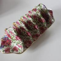 Vintage 1930's Royal Winton Chintz Toastrack - Summertime (2 of 5) Vintage 1930's Royal Winton Chintz Toastrack - Summertime (2 of 5)