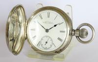 Pocket Watch: Antique Waltham Full Hunter Pocket Watch 1892