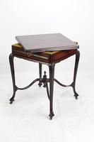 Victorian Mahogany Envelope Card Table (5 of 13) Victorian Mahogany Envelope Card Table (5 of 13)