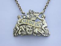 George III Cast Silver Gilt "Two Putti" Wine Label 'Madeira' (10 of 10) George III Cast Silver Gilt "Two Putti" Wine Label 'Madeira' (10 of 10)