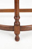 1920s Oak Demi-Lune Hall Table (6 of 12) 1920s Oak Demi-Lune Hall Table (6 of 12)