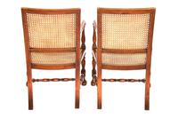 Pair of William & Mary Revival Bergere Elbow Chairs c.1930 (5 of 6) Pair of William & Mary Revival Bergere Elbow Chairs c.1930 (5 of 6)