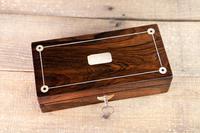 Rosewood & Mother of Pearl Desk Box 1830 (6 of 7) Rosewood & Mother of Pearl Desk Box 1830 (6 of 7)