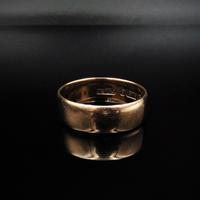 Antique Edwardian 9ct 9K Rose Gold Plain Stacking Wedding Band Ring (8 of 8) Antique Edwardian 9ct 9K Rose Gold Plain Stacking Wedding Band Ring (8 of 8)