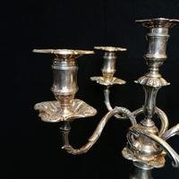 George II Rococo Style White Metal 5 Light Candelabra (6 of 20) George II Rococo Style White Metal 5 Light Candelabra (6 of 20)