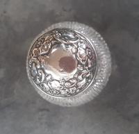 Sterling Silver Topped Cut Glass Perfume Bottle (2 of 4) Sterling Silver Topped Cut Glass Perfume Bottle (2 of 4)