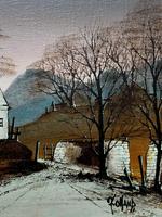 Ronald Folland Original Signed Winter Hamlet Landscape Oil Painting (8 of 12) Ronald Folland Original Signed Winter Hamlet Landscape Oil Painting (8 of 12)