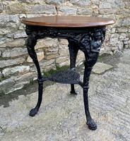 Antique Britannia Cast Iron Pub Table (2 of 9) Antique Britannia Cast Iron Pub Table (2 of 9)